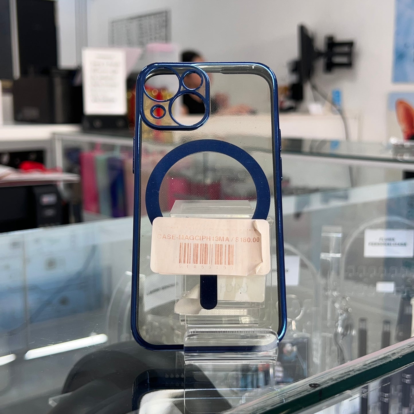 Funda Magsafe Color Iph 13 Mini Azul