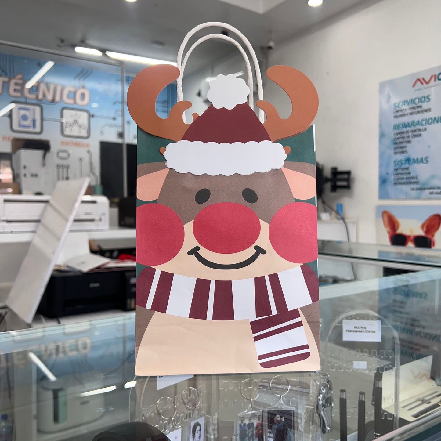 Bolsa De Regalo Kraft Mini Reno