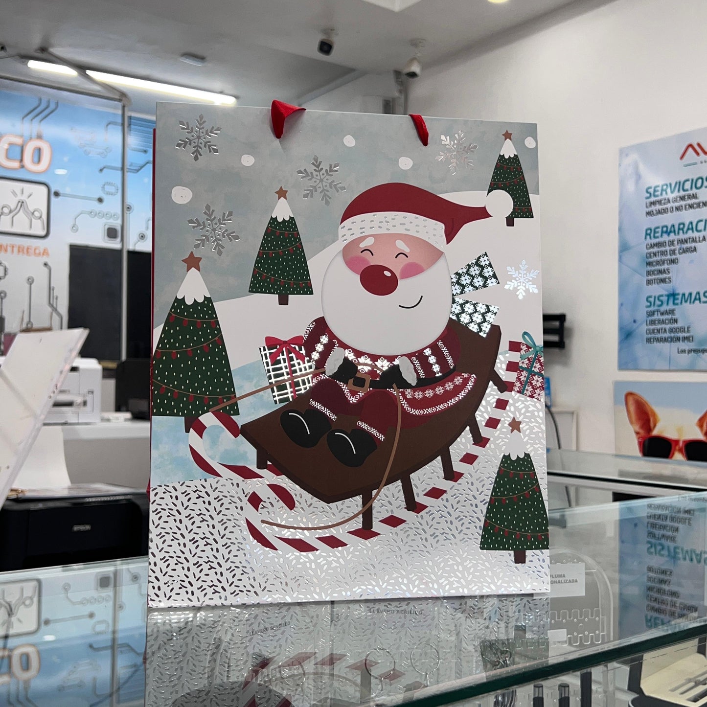 Bolsa De Regalo Mediana Trineo