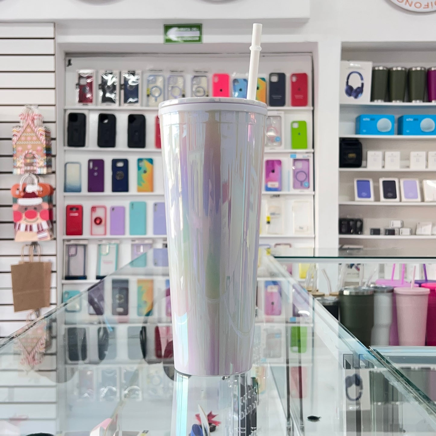 Vaso Glow 23 Oz Blanco