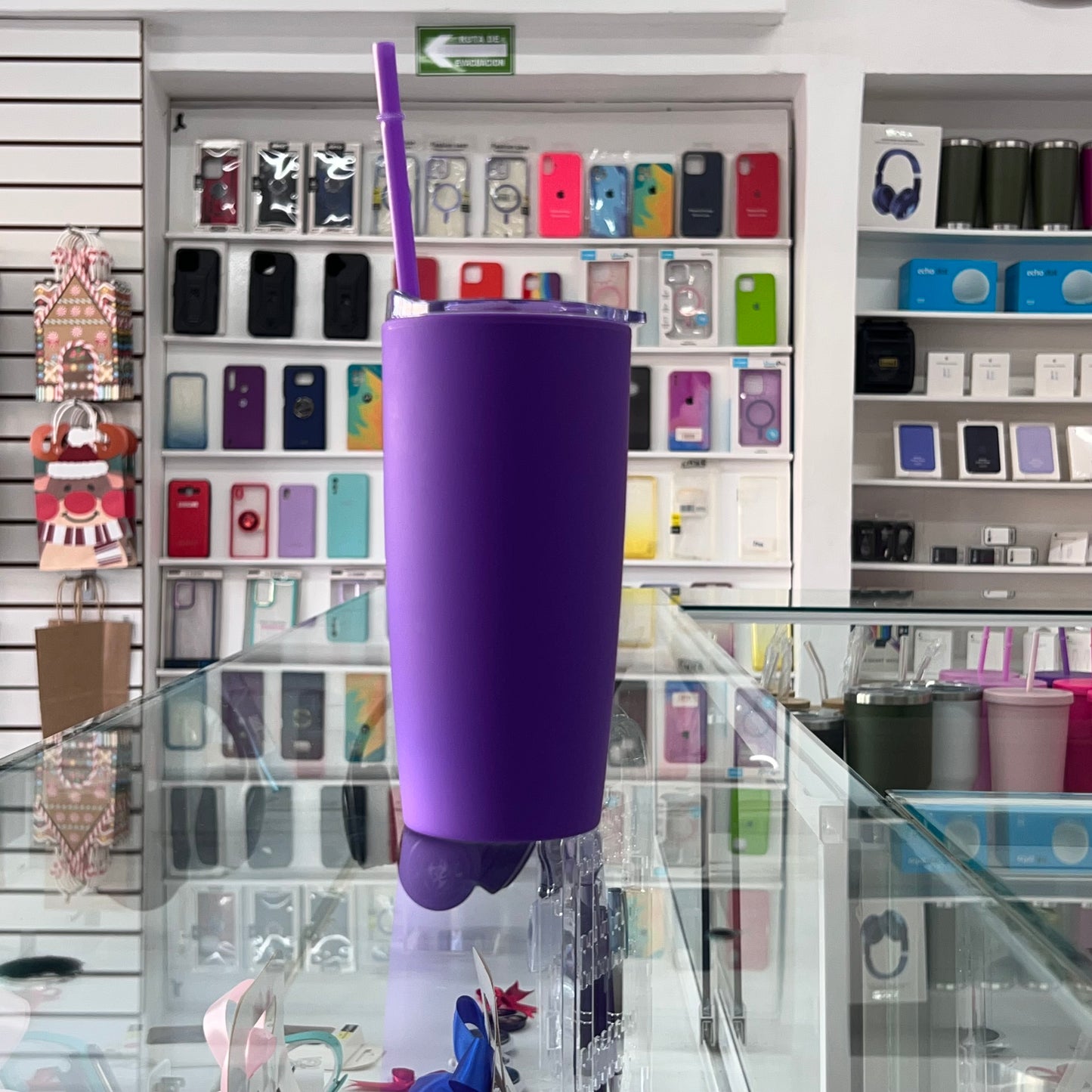 Vaso Mate 20oz Morado Pastel