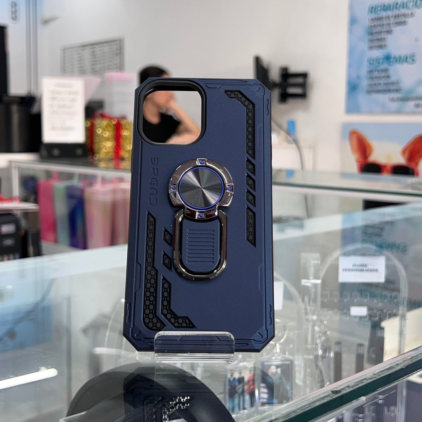 Case Kimo Iphone 12 Azul Marino