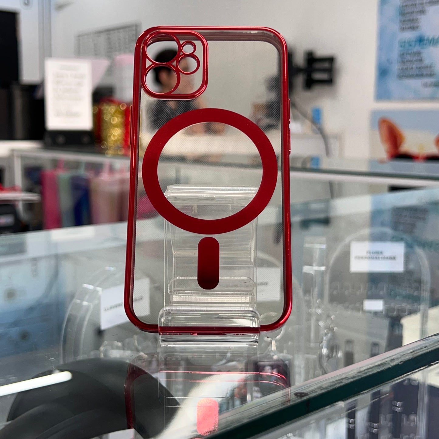 Funda Magsafe Colors Iph 12 Mini Rojo