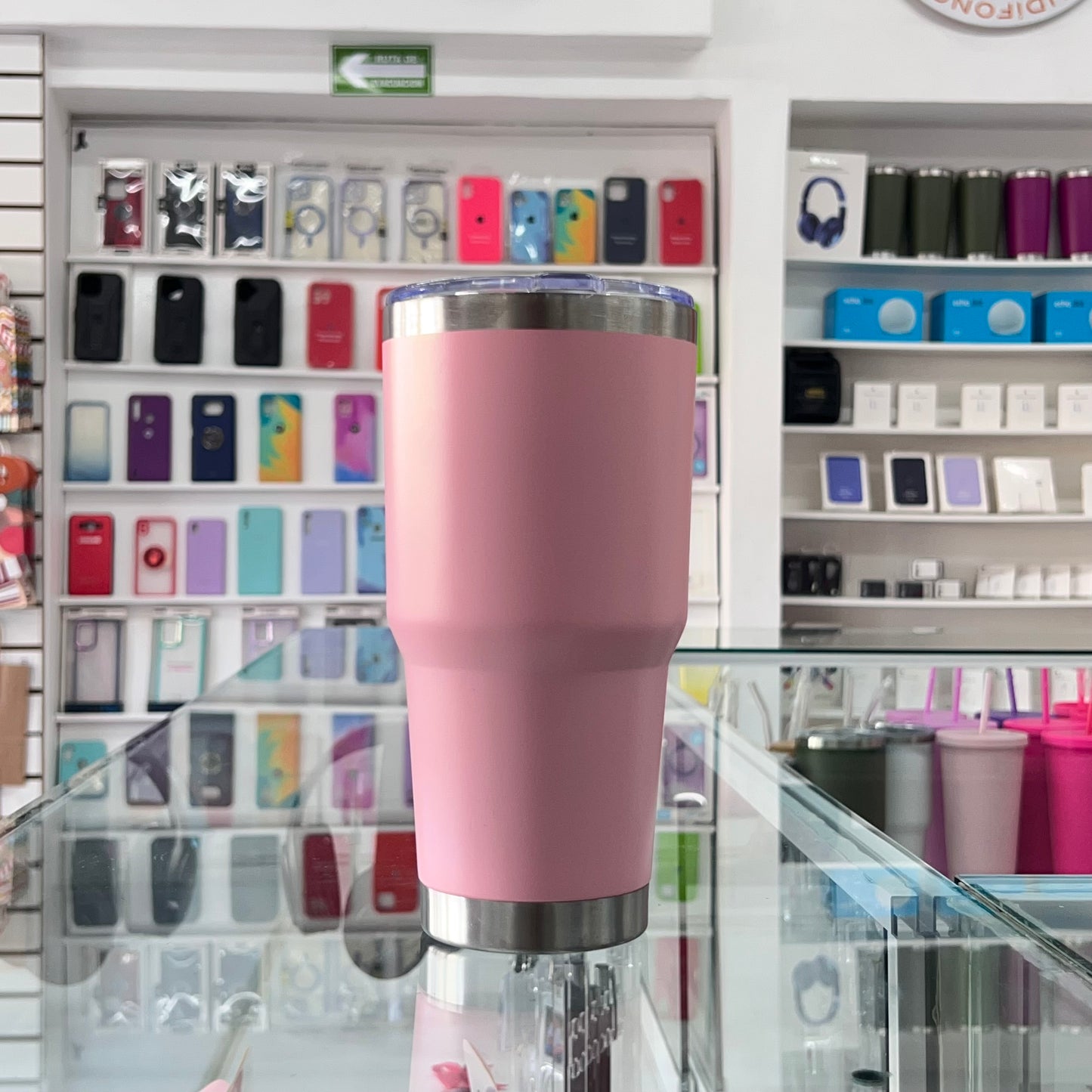 Termo Aislante 30 Oz Rosa Suave