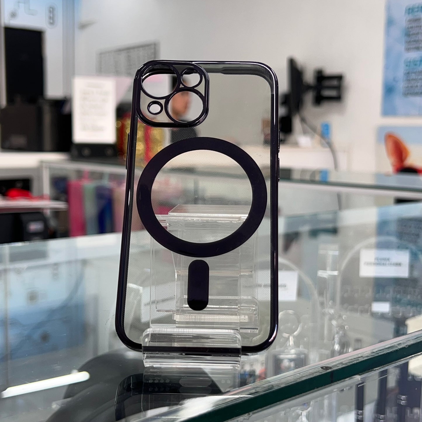 Funda Magsafe Color Iph 13 Mini Negro