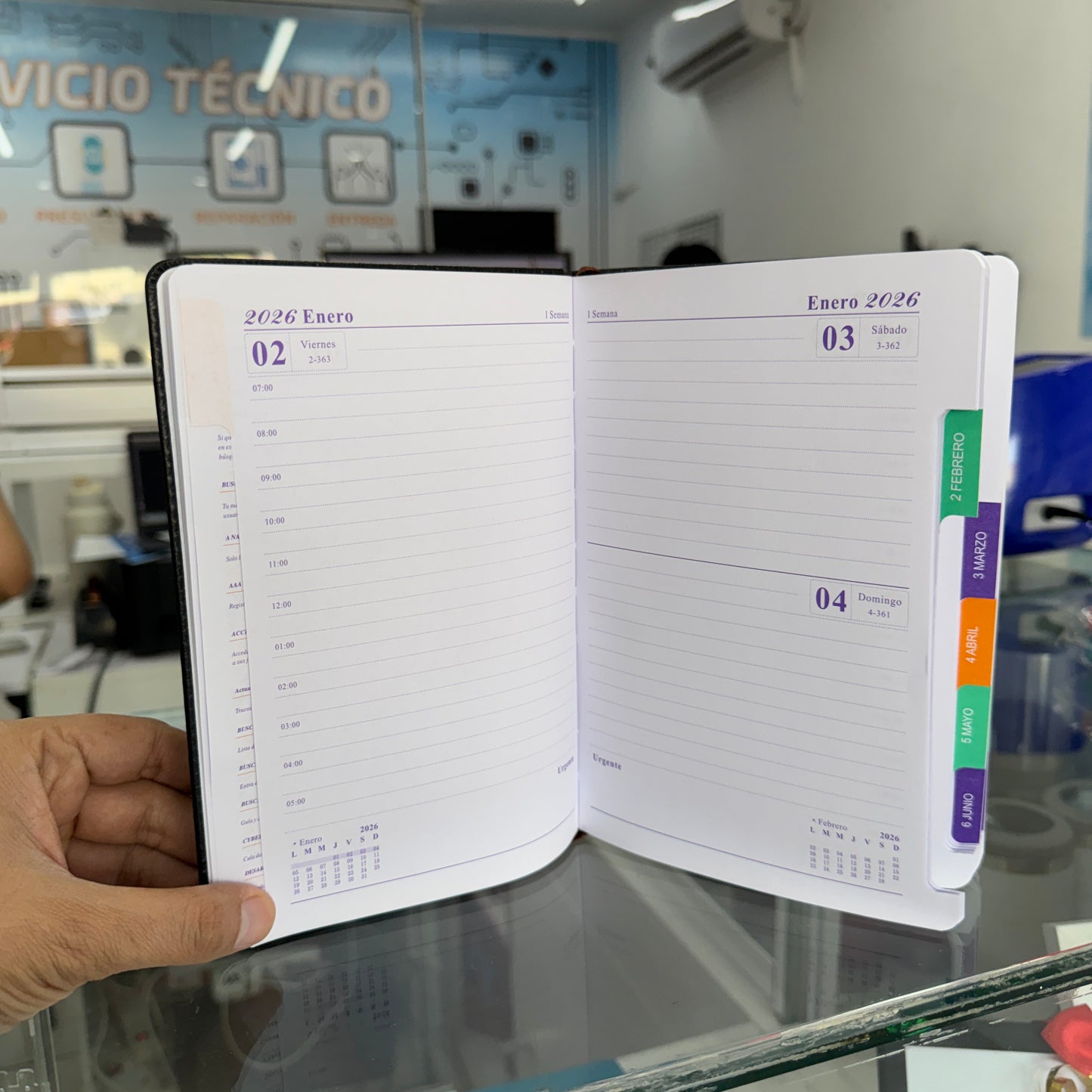 Agenda Ejecutiva 2026 Negra