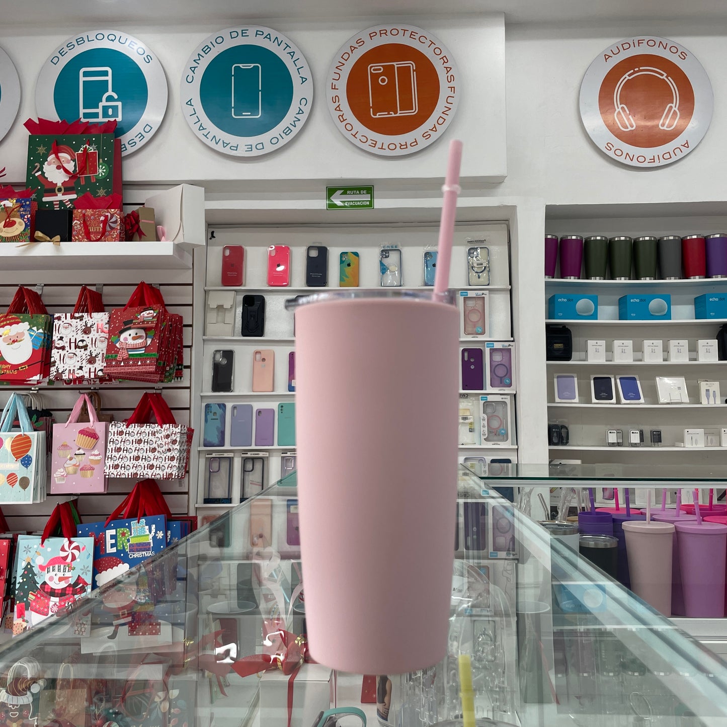 Vaso Mate 20 Oz Rosa Suave