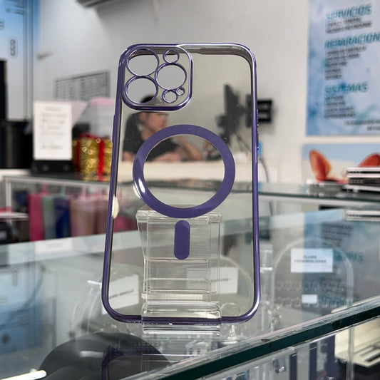 Funda Magsafe Colors Iph 13 Pro Morado