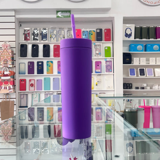Vaso Skinny Tumbler 400 ML Morado