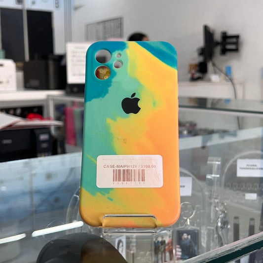 Funda Macarron Case Iph 12 Verde