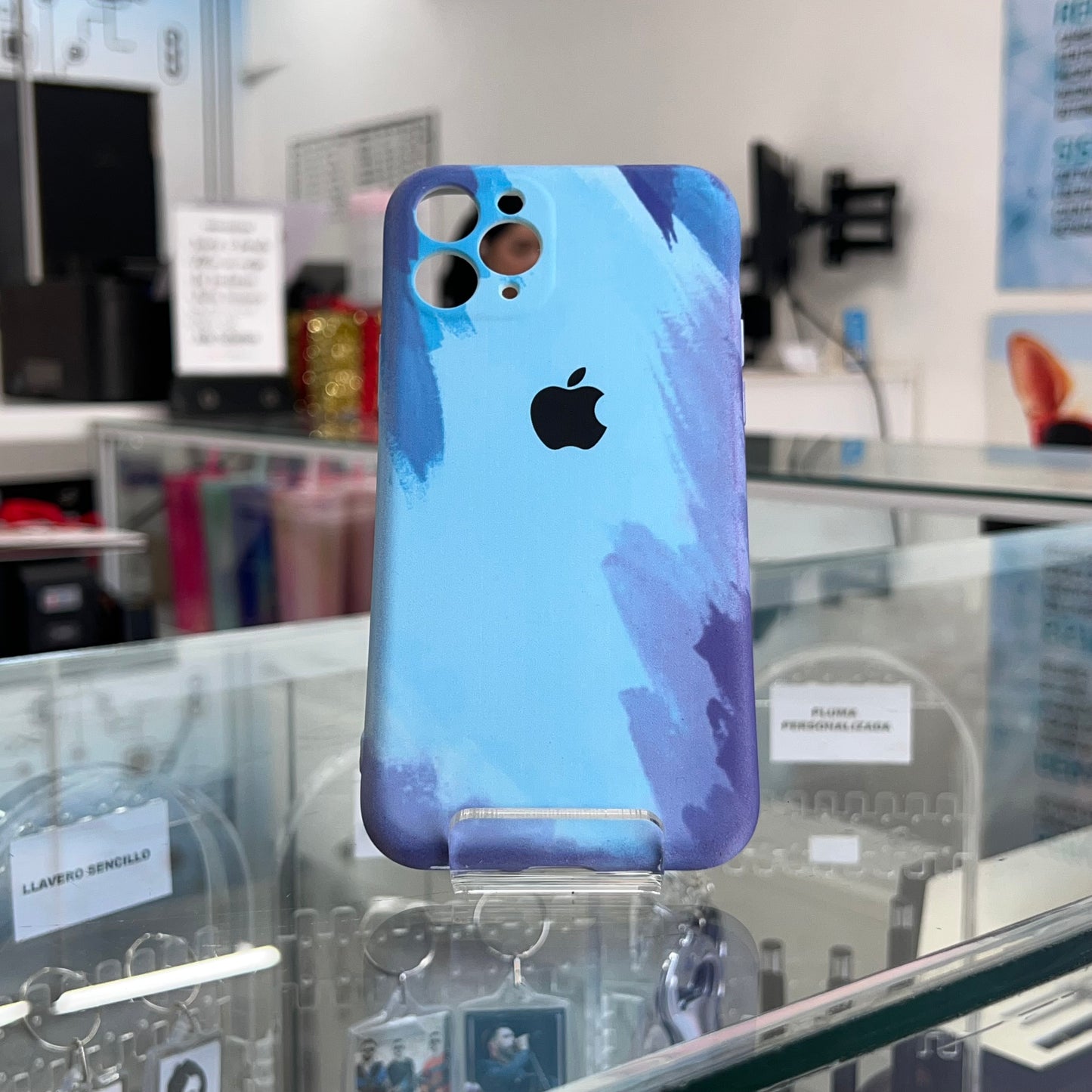 Funda Macarron Case Iph 12 Azul