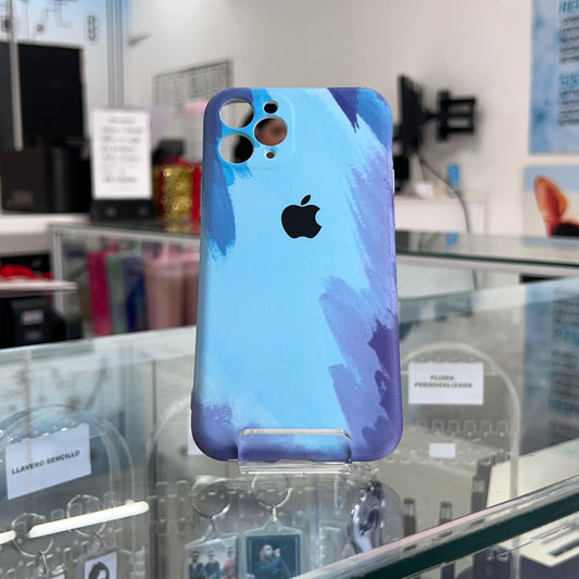 Funda Macarron Case Iph 12 Azul