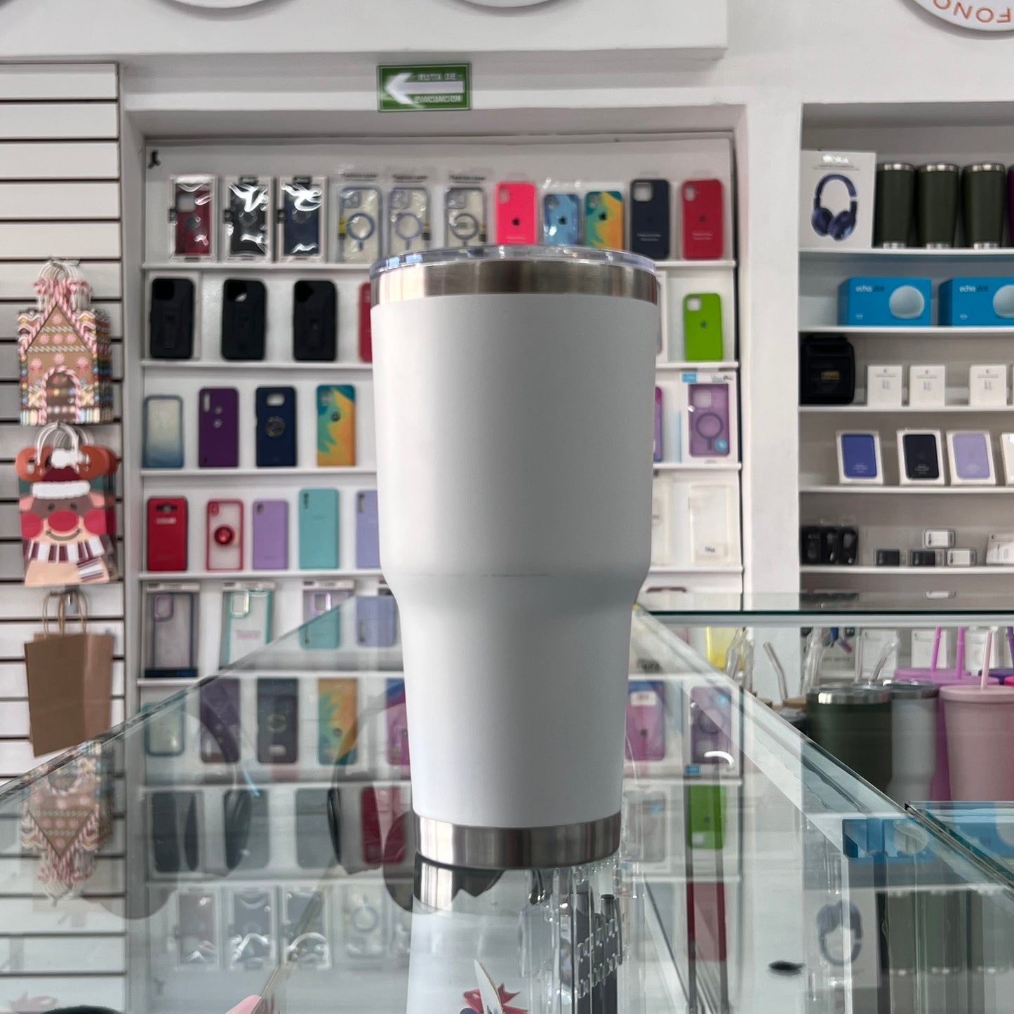 Termo Aislante 30oz Blanco