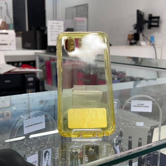 Transparente Bicolor 360 Samsung A20/A205 Amarillo