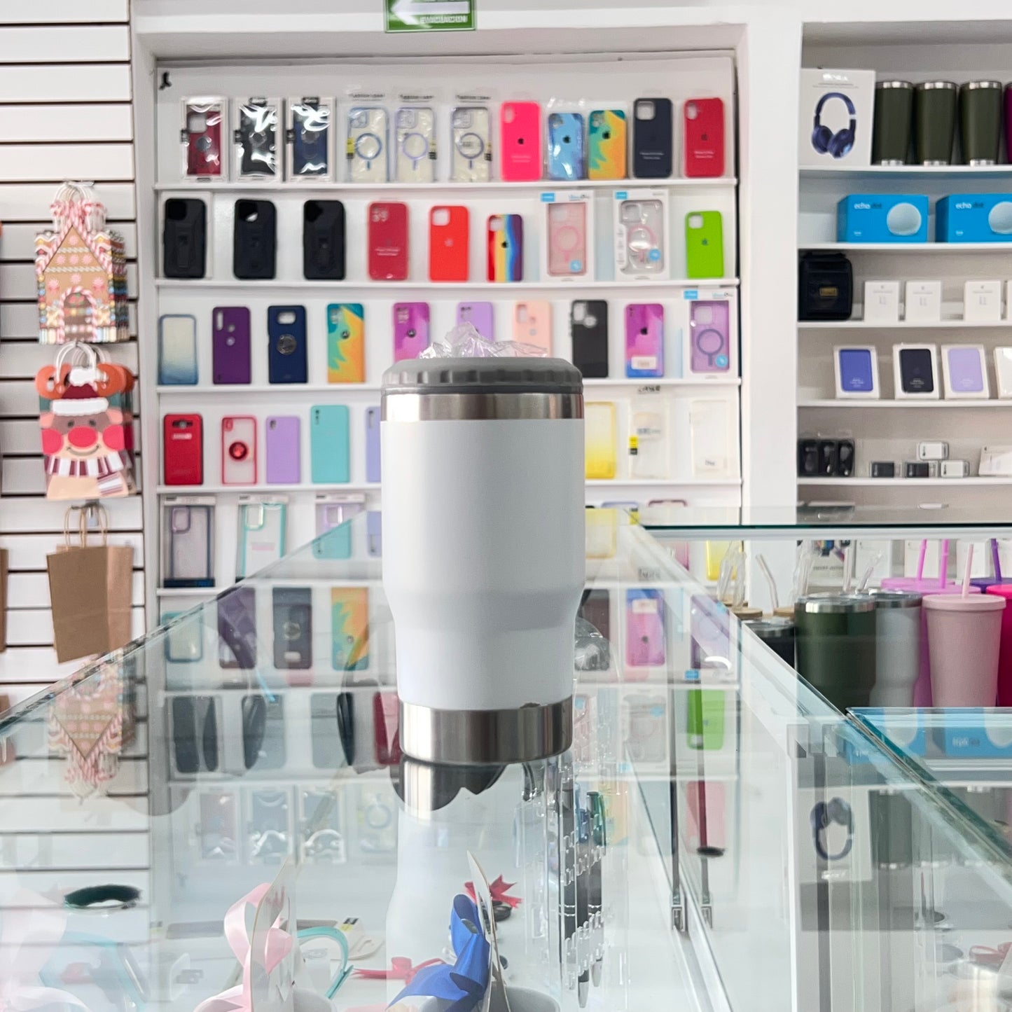 Portabotes 4 en 1 Blanco 14 Oz