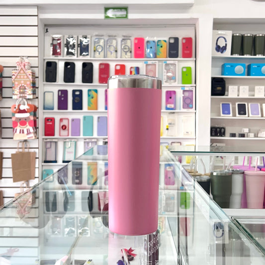 Termo Skinny Rosa Suave 20 Oz