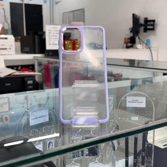 Fashion Case Transparente 360 Para Samsung A22 4G Lila