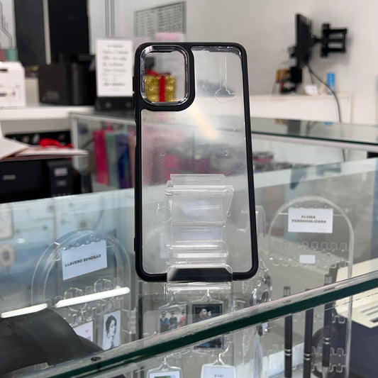 Fashion Case Transparente 360 Para Samsung A22 4G Negro