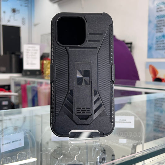 Funda Uso Rudo Negro 15 Pro Max Negro