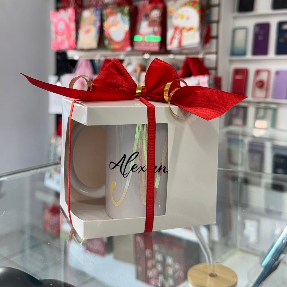 Caja con Moño para Taza