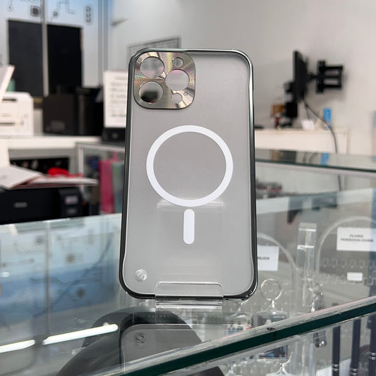 Funda Magsafe Metalico Iph 13 Pro Max Verde