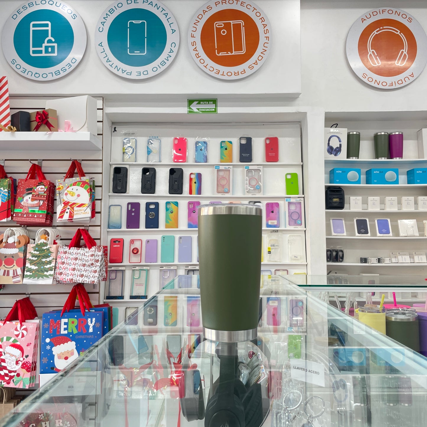 Termo Aislante Mate Verde Militar 20 Oz