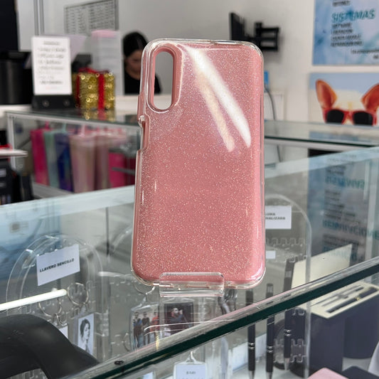 Fashion Case Super Slim Gliter Huawei Y9S Rosa Nude