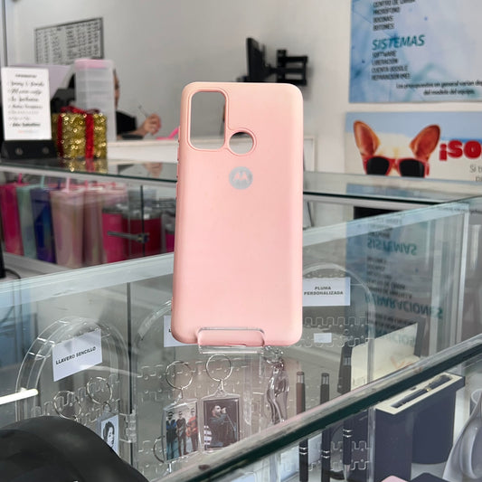 Fundas Silicone Cover Motorola G60/ G40 Rosa
