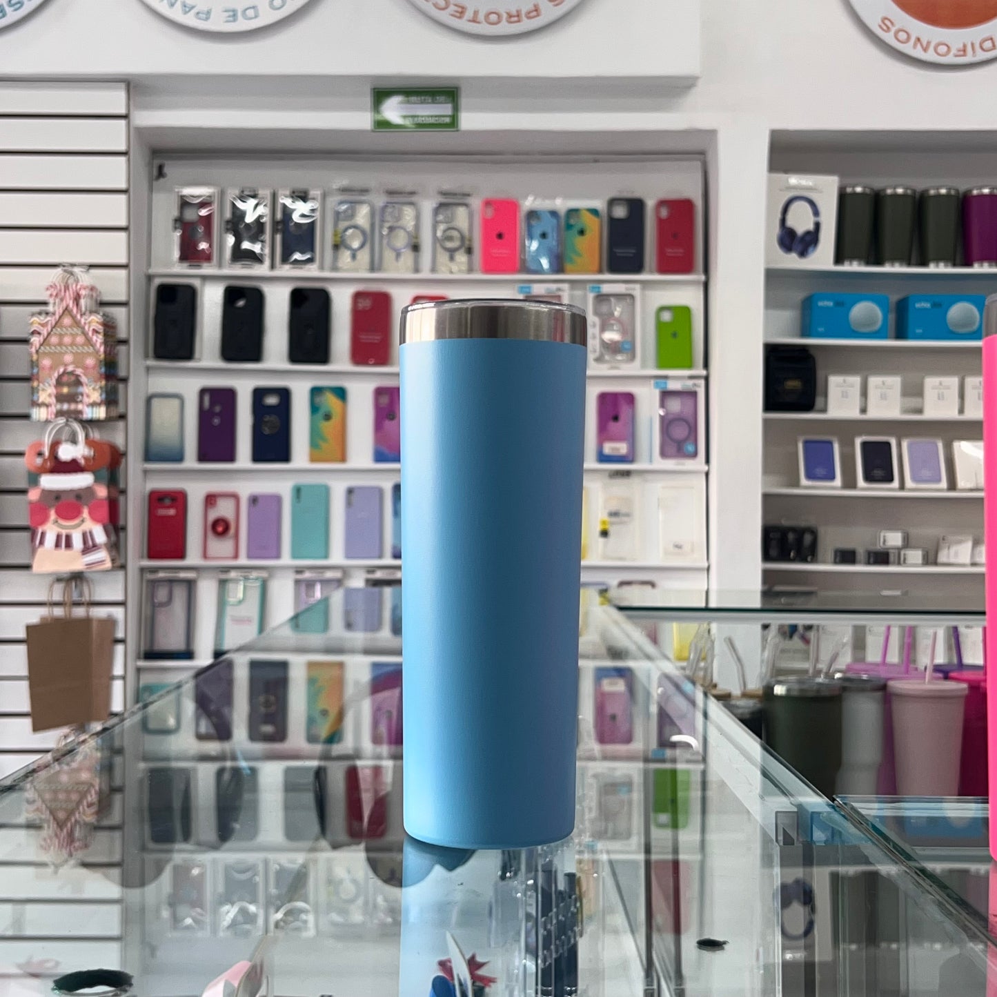 Termo Skinny Azul Grind 20 Oz