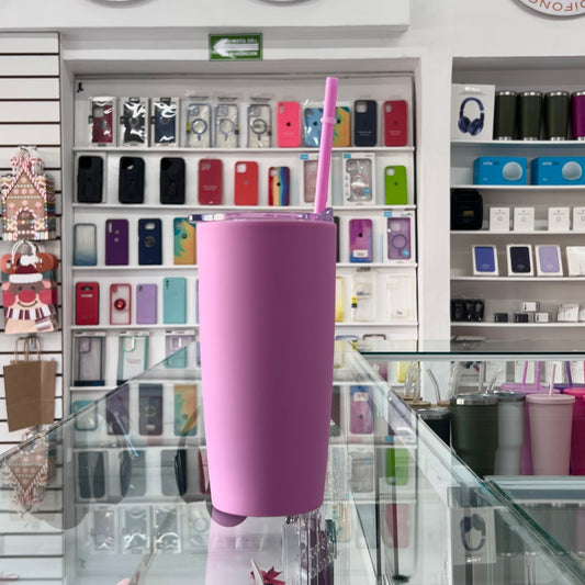 Vaso Mate 20 Oz Rosa Pastel