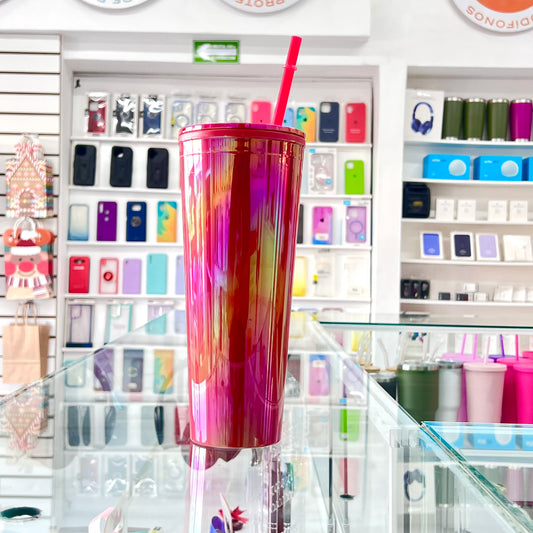 Vaso Glow 23 Oz Rojo