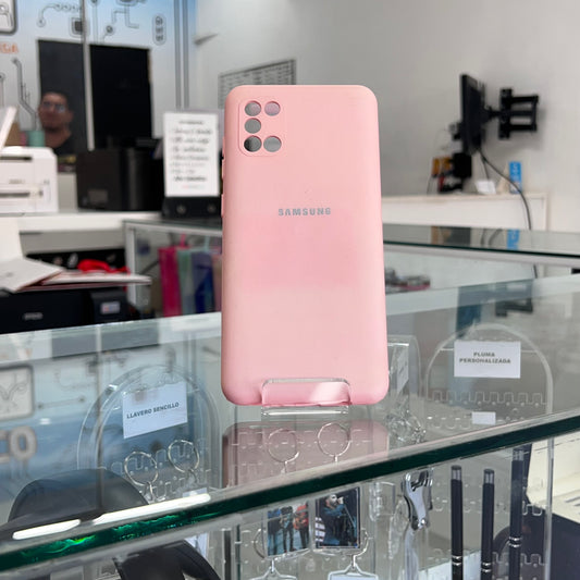 Case Macarron Samsung A31 Rosa Lila