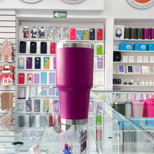Termo Aislante 30oz Magenta