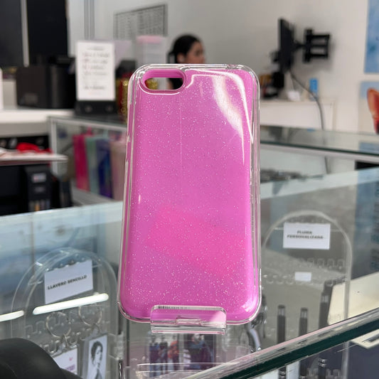 Fashion Case Super Slim Gliter Huawei Y5 2018 Morado