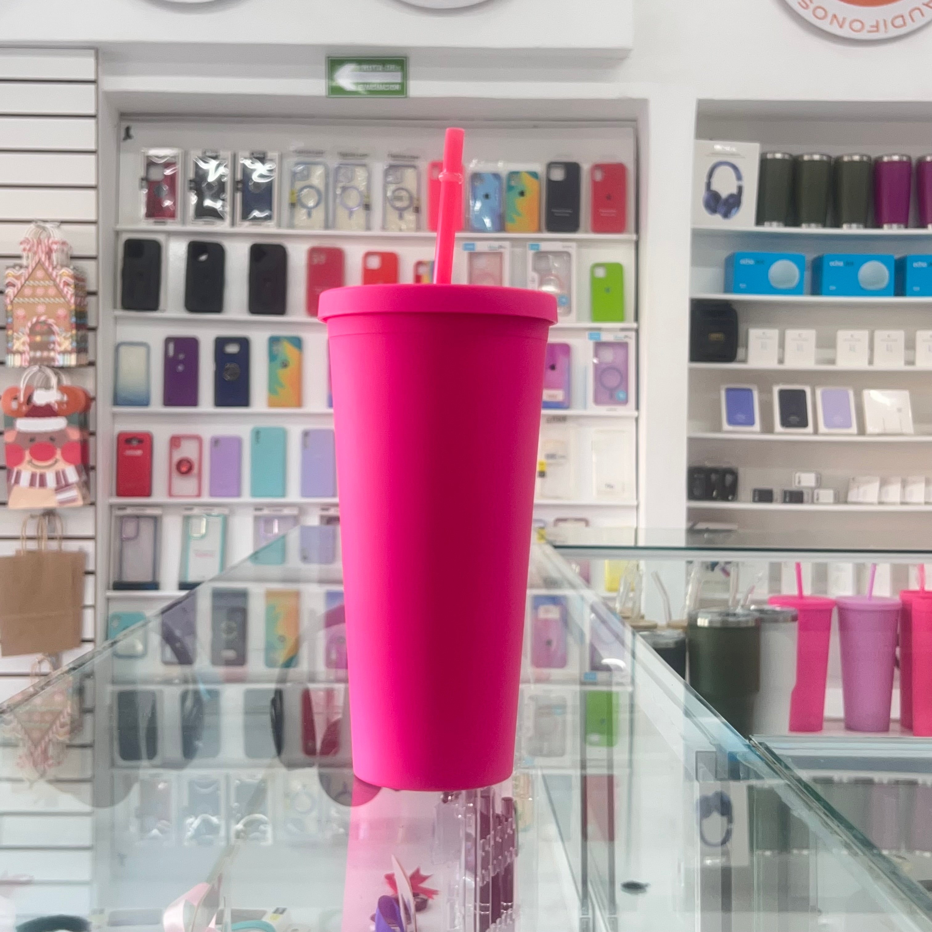 Vaso Classic Tumbler Rosa Neon 750 Ml – AviCell