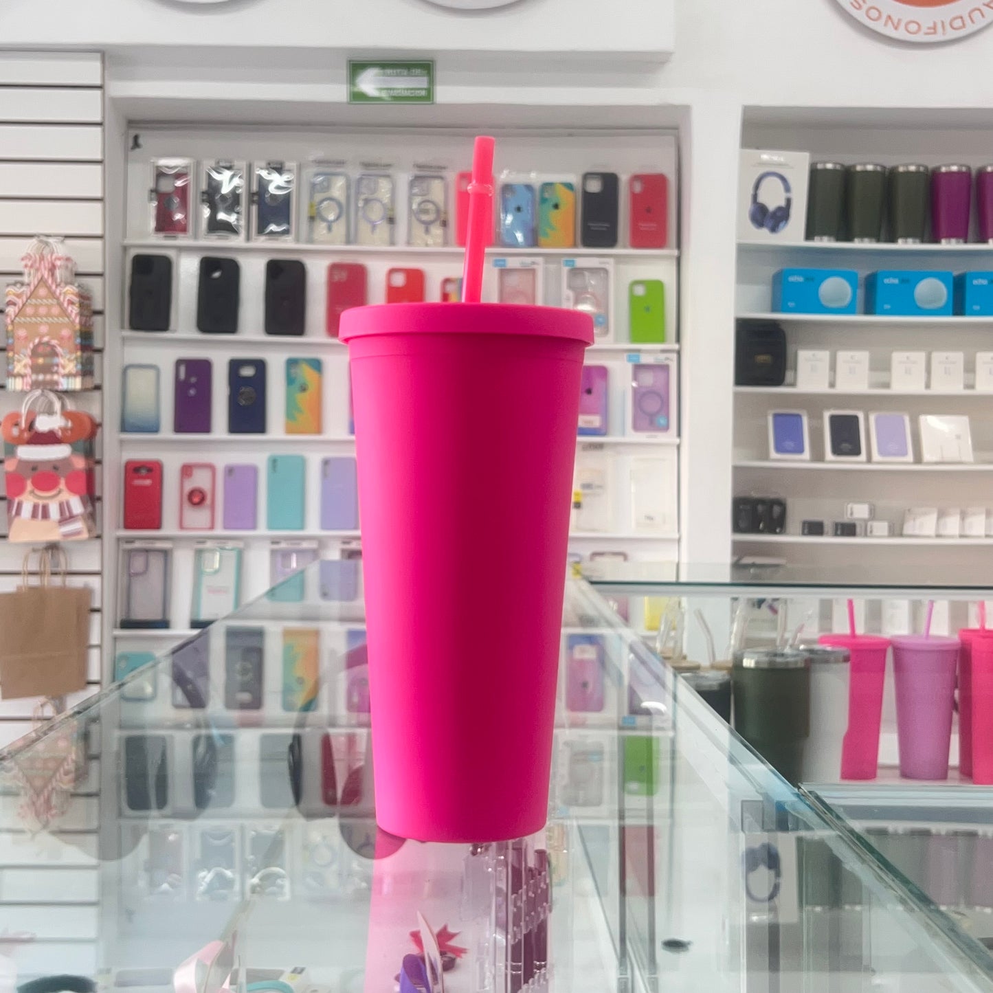 Vaso Classic Tumbler Rosa Neon 750 Ml