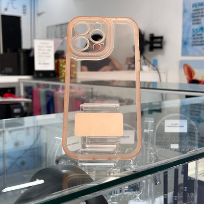 Funda Transparente Rosa 14 Pro Max