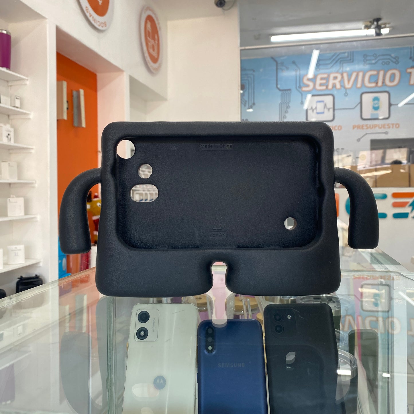 Funda Protectora Silicone Bracitos Tablet Uni 7 Negro