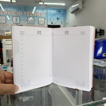 Agenda 2026 Rosa Peach