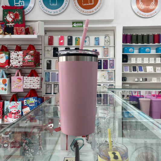 Termo chic 550 ML Rosa pastel