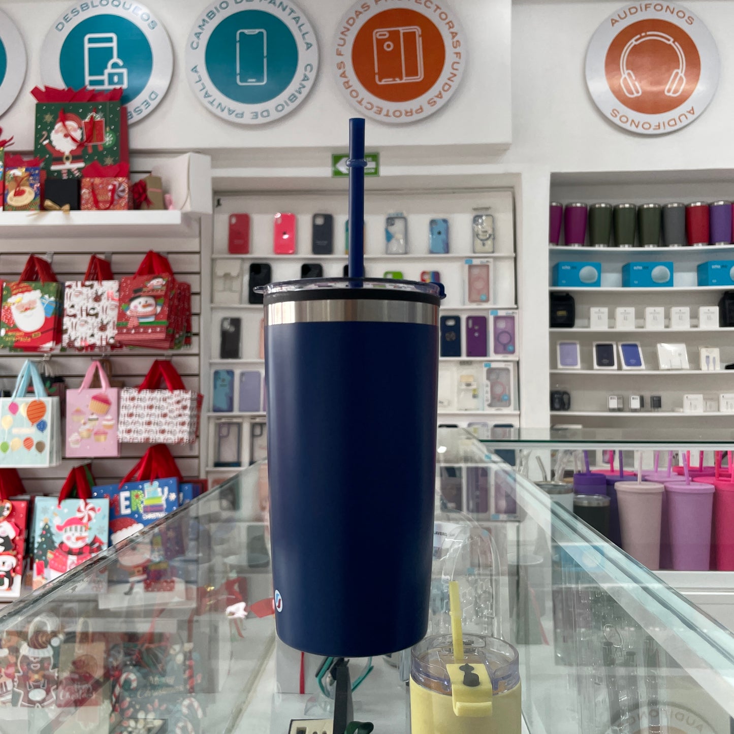 Termo chic 550 ML Azul Marino