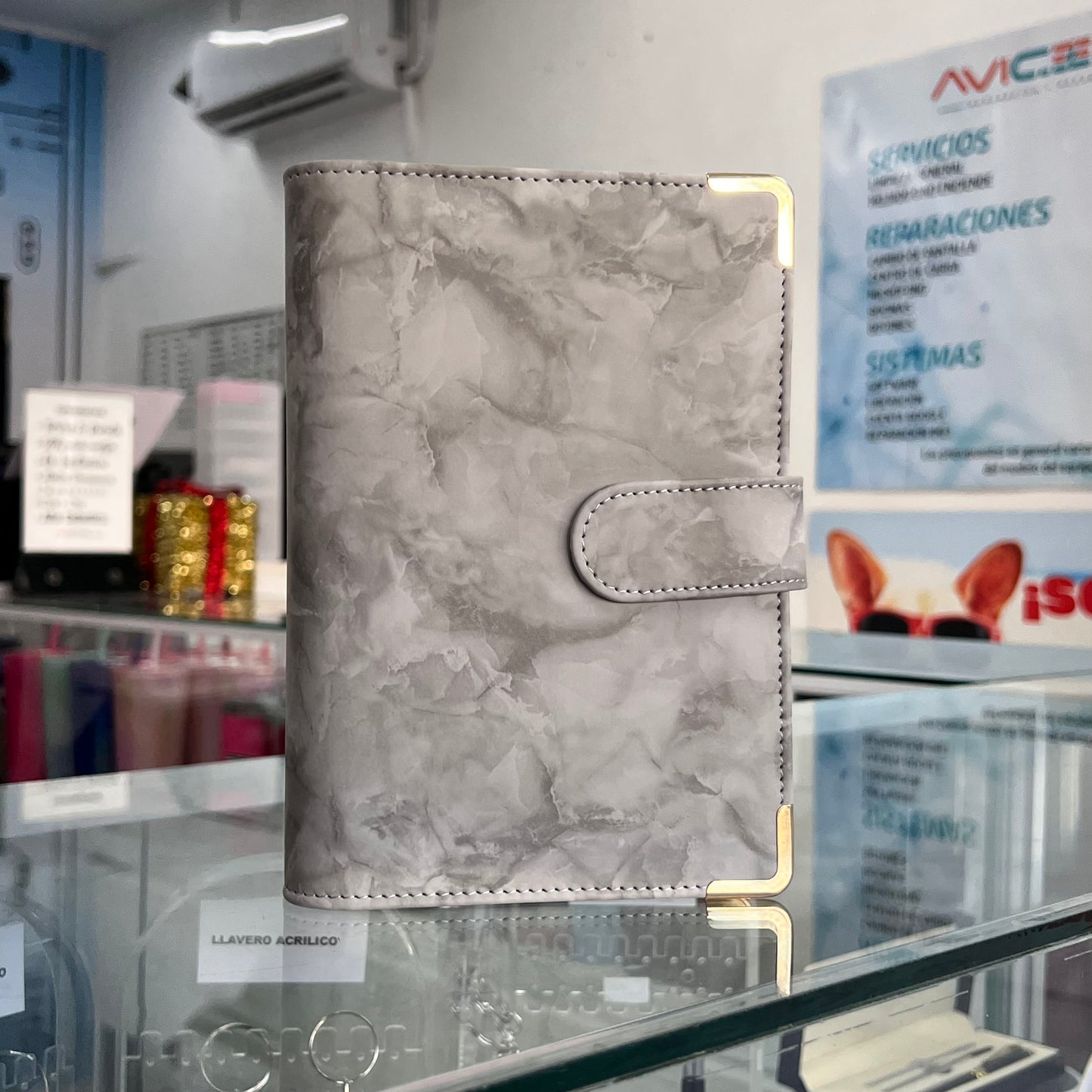 Organizador Gris Marmol