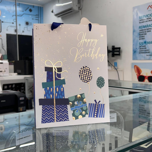 Bolsa De Regalo Chica Regalos Happy Birthday