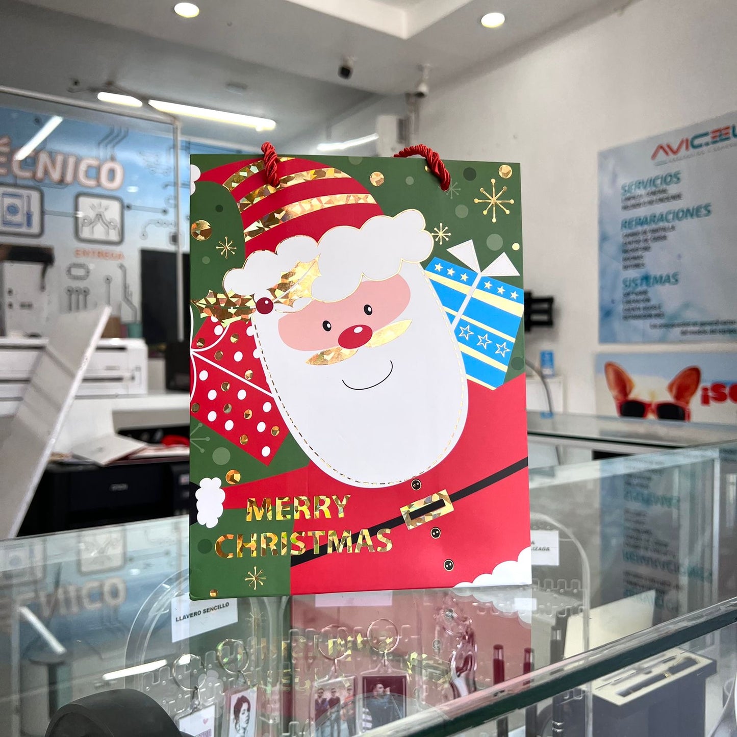 Bolsa De Regalo Mini Santa Merry Christmas